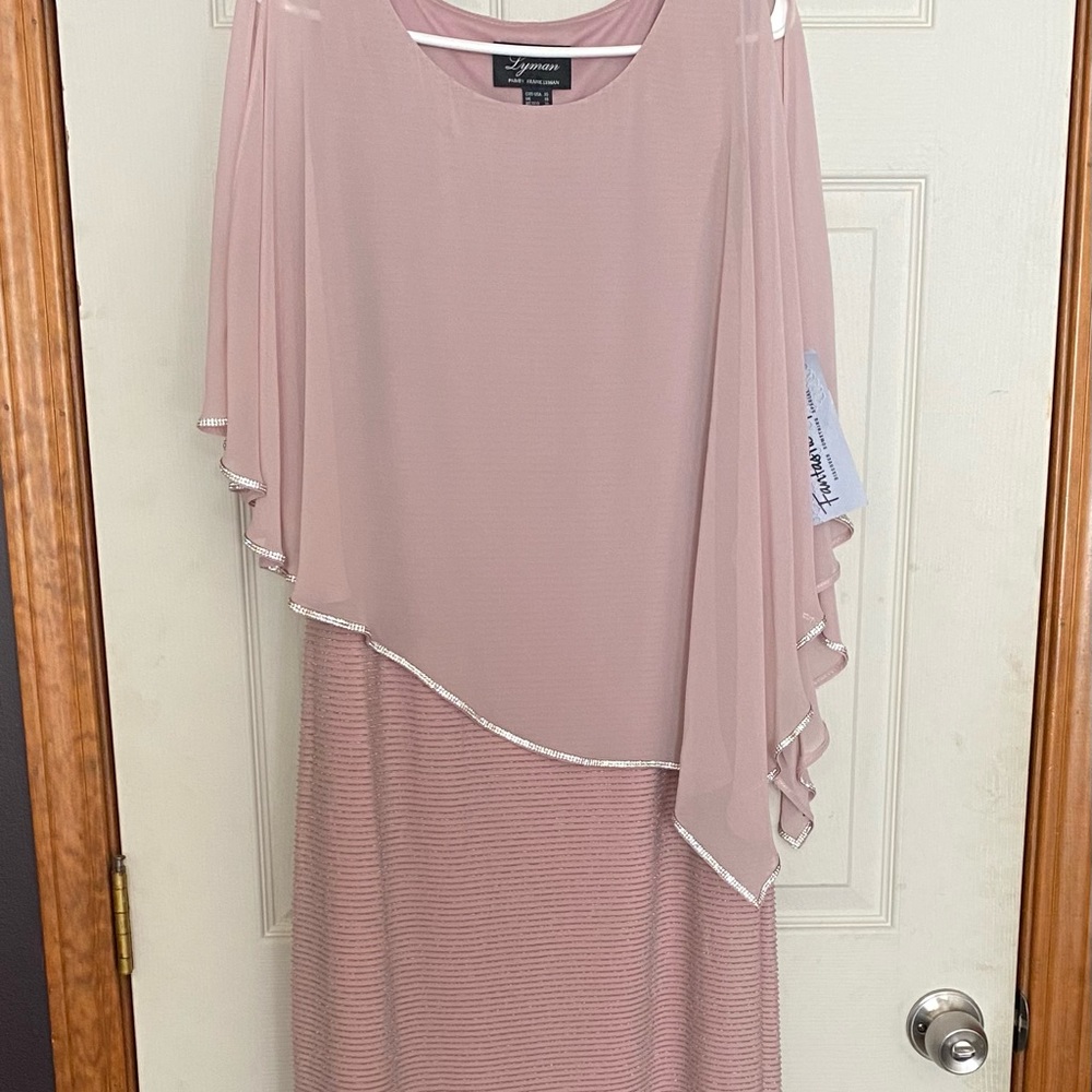 Floor length soft pink dress... by Frank Lyman